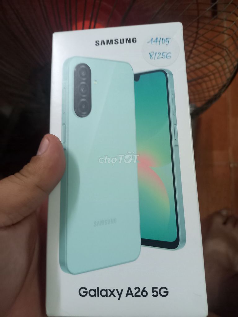 Samsung Galaxy A26 5G 8GB/256GB Xanh ngọc. Mua bán Điện thoại tại Quận 8 Tp Hồ Chí Minh được đăng bởi Tên chưa cung cấp hình 1