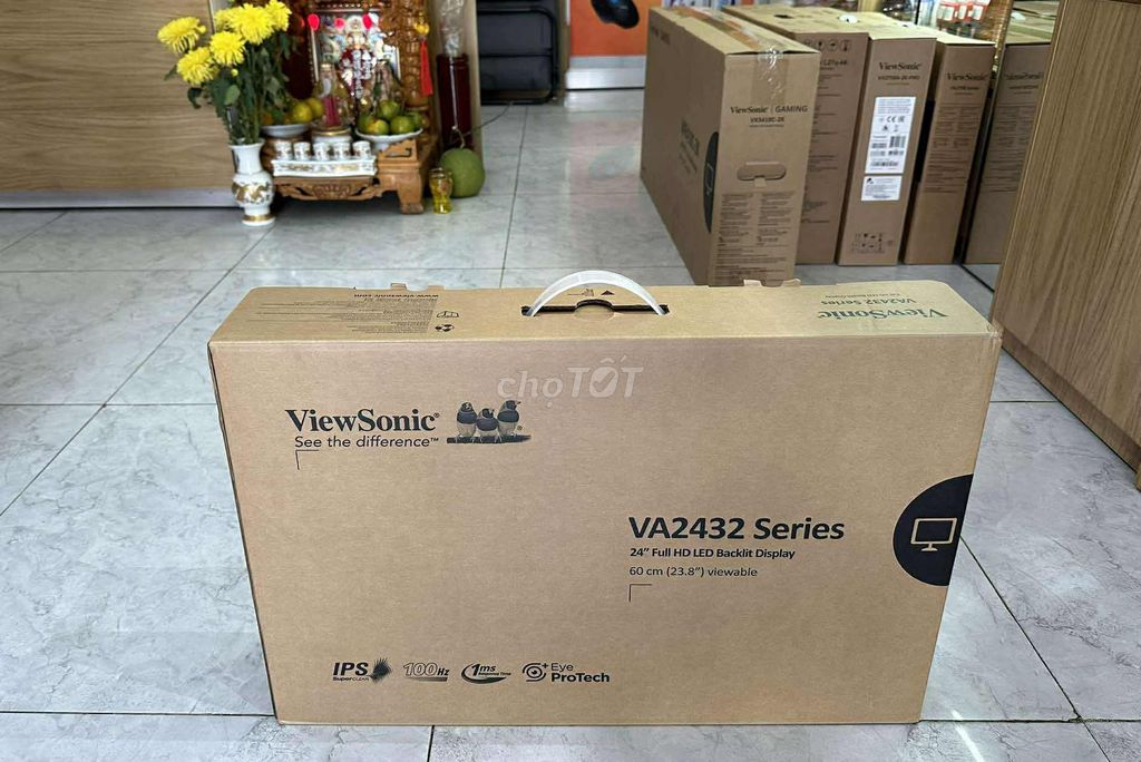 Màn ViewSonic VA2432-H 100hz ips- được chọn nhiều. Mua bán Phụ kiện (Màn hình, Chuột...) tại Quận Bình Thạnh Tp Hồ Chí Minh được đăng bởi TOÀN MÀN HÌNH hình 1