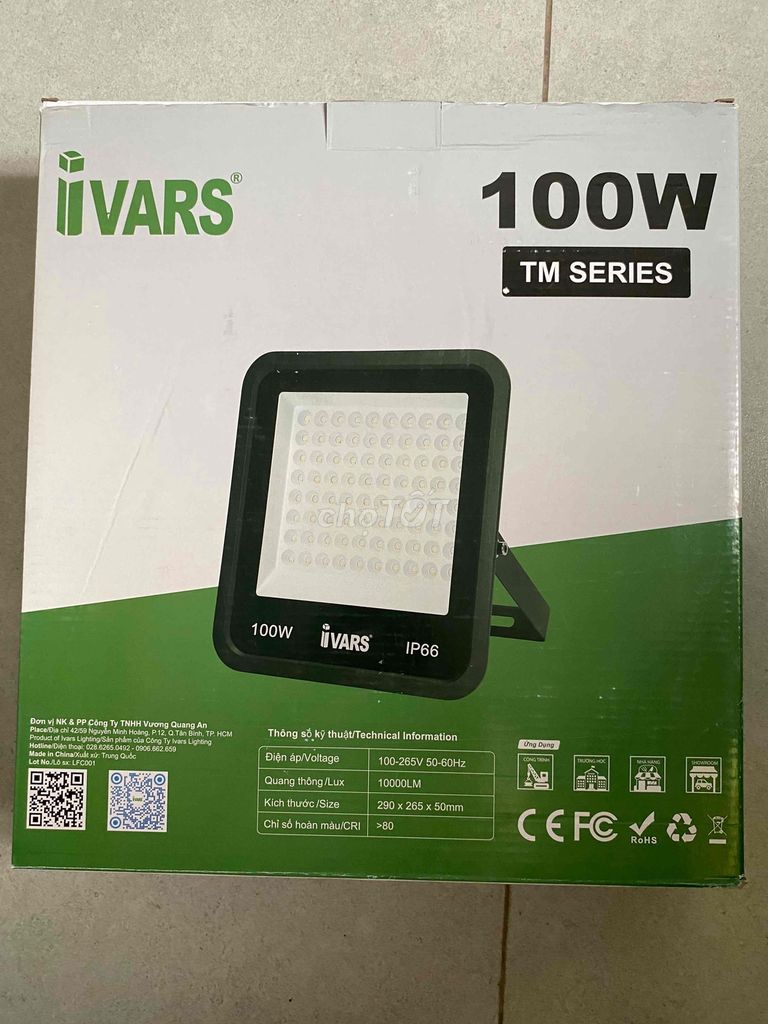 Đèn LED ngoài trời IVar 100W