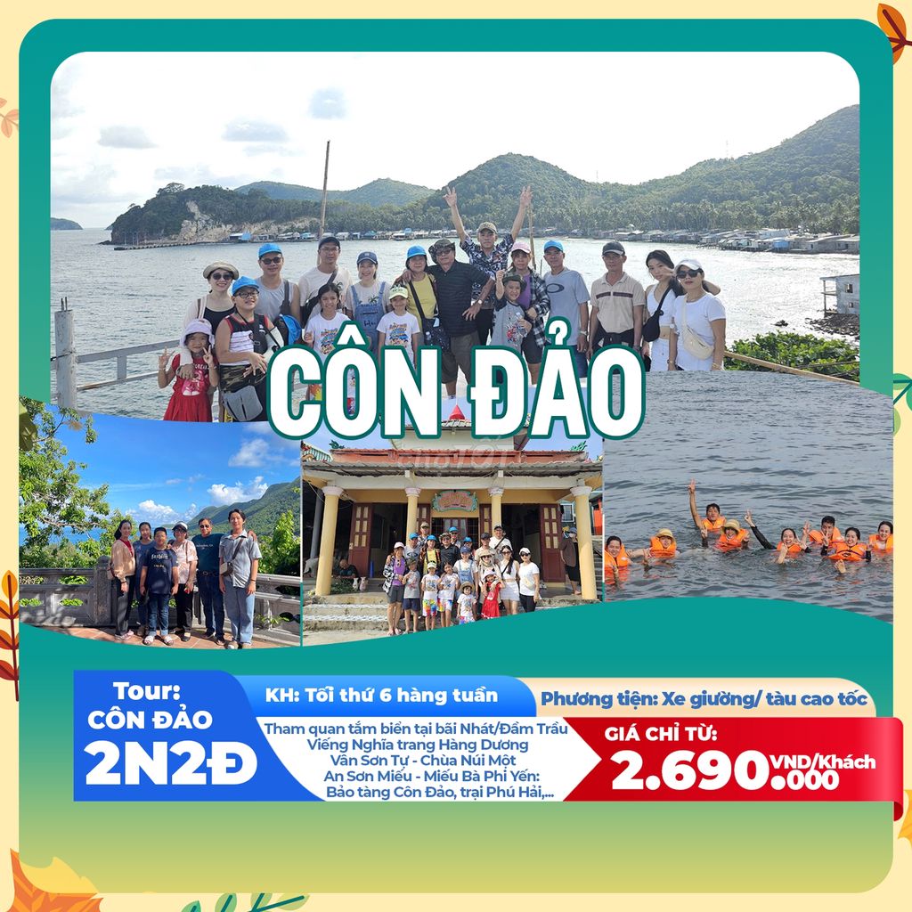 Tour Côn Đảo Trần Đề 2N2Đ | DL Phong Cách Việt