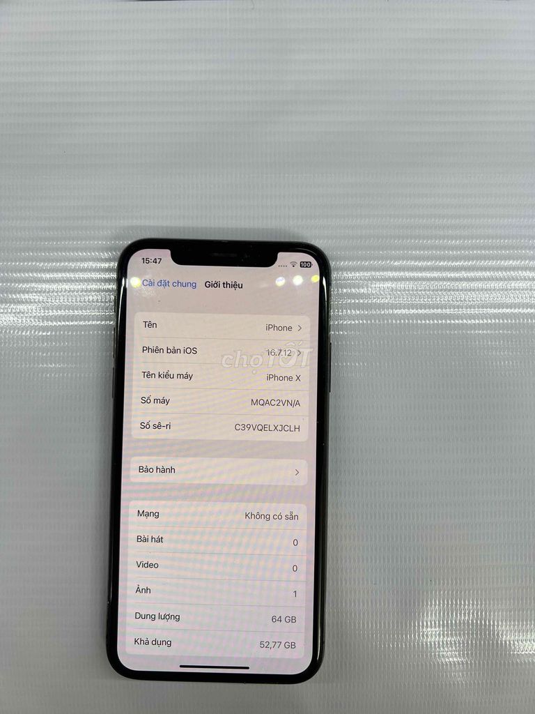 bán x 64gb . full chức năng. dùng bình thường. Mua bán Điện thoại tại Quận Thanh Xuân Hà Nội được đăng bởi asBau hình 1