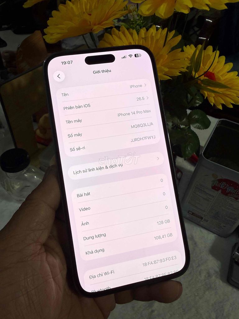 iPhone 14 Pro Max 128GB Tím Mỹ. Mua bán Điện thoại tại Thành phố Biên Hòa Đồng Nai được đăng bởi thanh hình 1