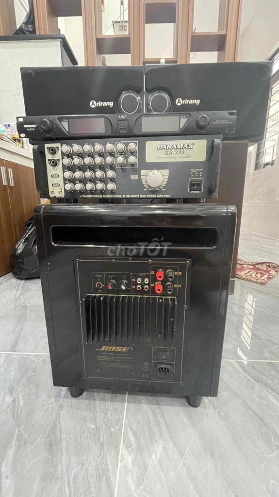 Loa Arirang, Pioneer - Âm ly Paramax - UHF Shure. Mua bán Tivi, Âm thanh tại Quận Gò Vấp Tp Hồ Chí Minh được đăng bởi Fu To hình 3