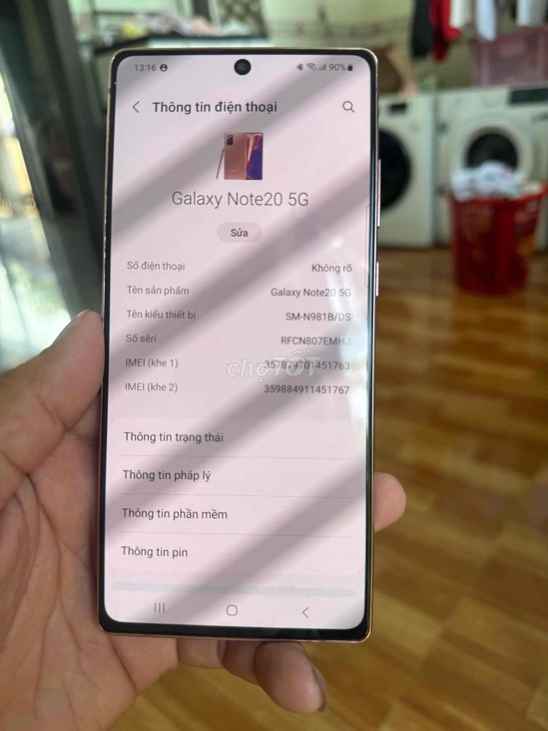 Samsung Galaxy Note20 5G Đồng. Mua bán Điện thoại tại Huyện Duy Xuyên Quảng Nam được đăng bởi anh long hình 1