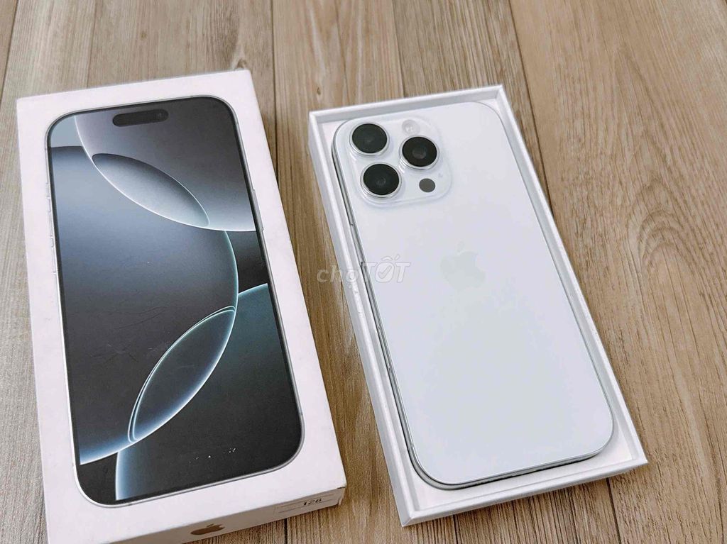 iPhone 16 Pro Trắng 128gb pin 89% fulbox zin áp. Mua bán Điện thoại tại Quận 3 Tp Hồ Chí Minh được đăng bởi Kim Thanh  hình 1