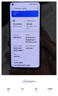 Realme GT Neo 2 128GB Xanh