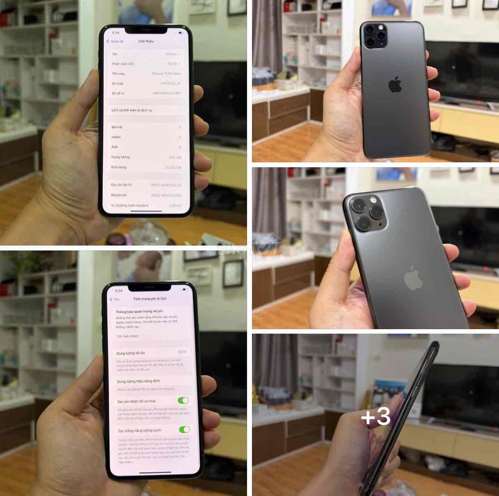 Apple iPhone 11 Pro Max 256GB Grey 99% 12/2025. Mua bán Điện thoại tại Quận Thanh Xuân Hà Nội được đăng bởi Nguyễn Huy Dũng hình 1