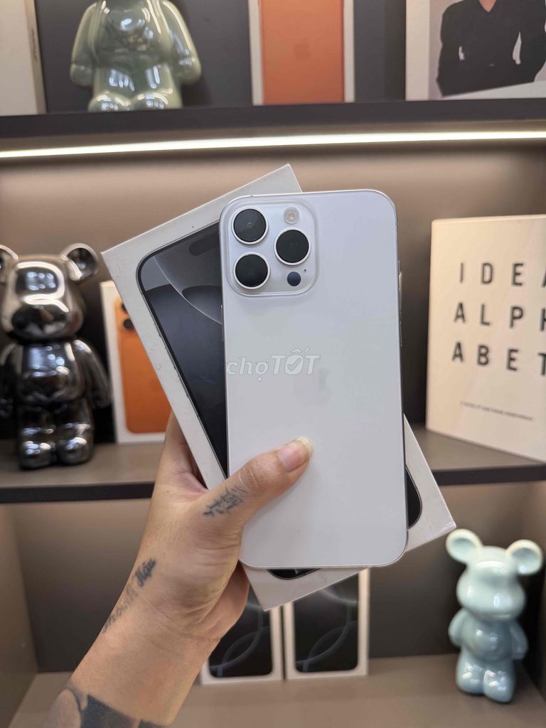 Apple iPhone 16 Pro Max 256GB Trắng Mỹ. Mua bán Điện thoại tại Quận Gò Vấp Tp Hồ Chí Minh được đăng bởi Hậu Nhi Apple hình 1