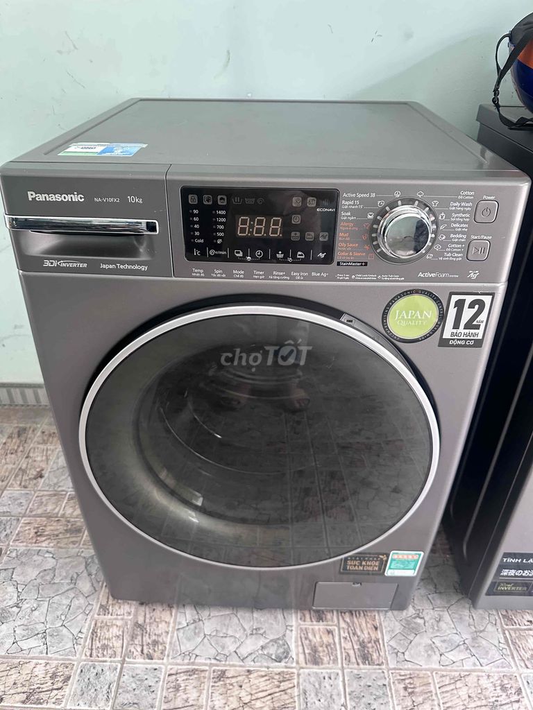 Máy giặt Panasonic NA-V10FX2 10kg Xám 3D Inverter. Mua bán Máy giặt tại Quận Liên Chiểu Đà Nẵng được đăng bởi Thanh Bình hình 1