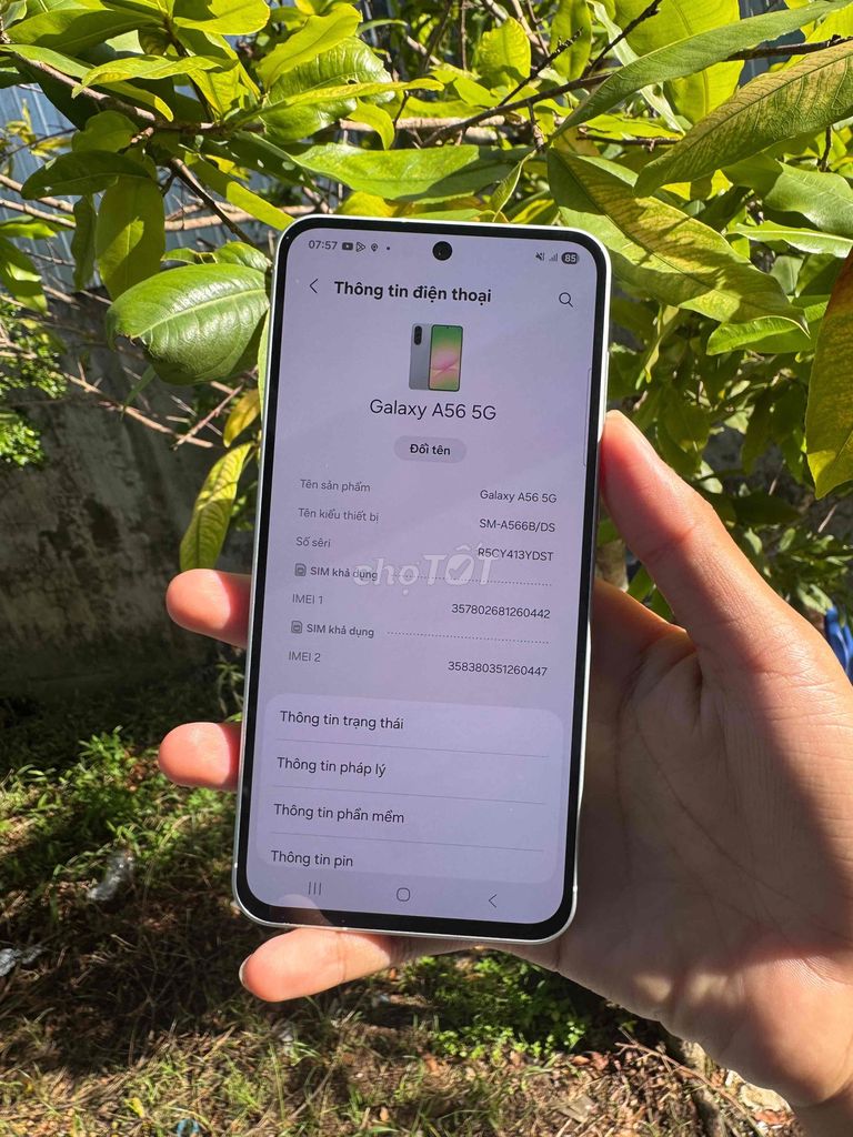 Samsung Galaxy A56 5G. Mua bán Điện thoại tại Quận Bình Thuỷ Cần Thơ được đăng bởi KengBu hình 1
