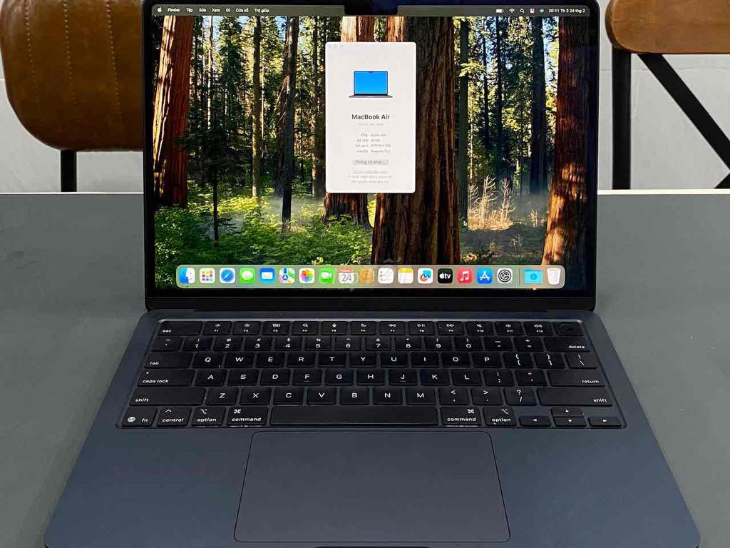 MacBook Air M4 16GB/256GB Midnight Pin 100 BH Dài. Mua bán Laptop tại Quận 5 Tp Hồ Chí Minh được đăng bởi Phan Thế Phong  hình 1