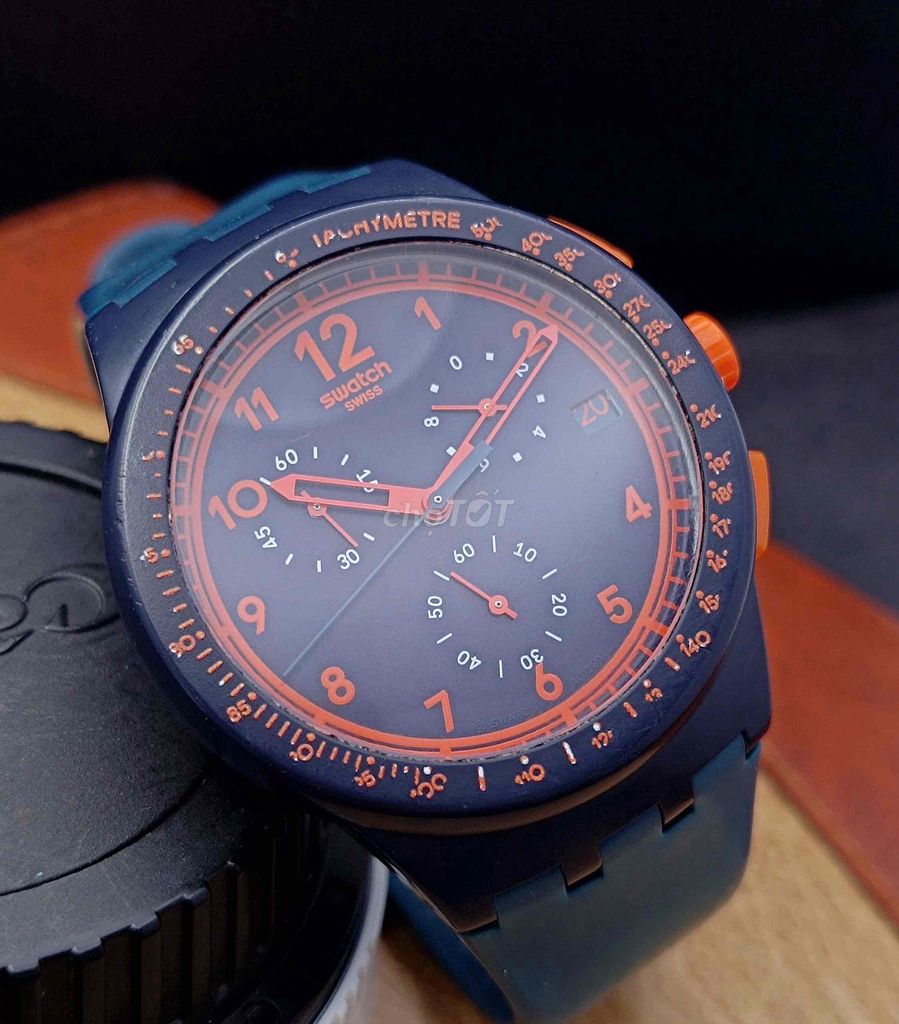 Đồng Hồ Swatch Rebirth Blue Size 42 Thuỵ Sỹ