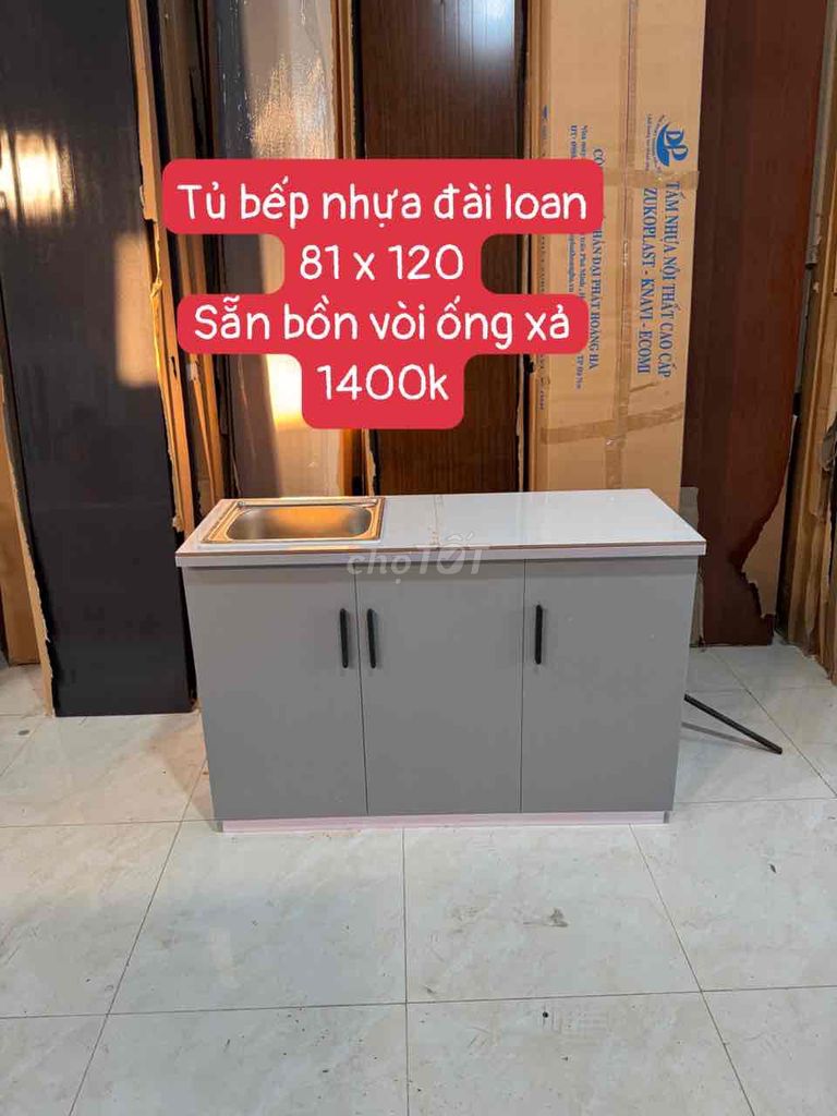 Tủ bếp Nhựa Đài Loan 81x120cm. Mua bán Tủ, kệ gia đình tại Quận Phú Nhuận Tp Hồ Chí Minh được đăng bởi Nội Thất Gia Đình hình 1
