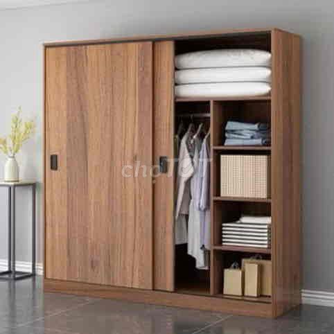 Tủ quần áo gỗ công nghiệp màu Nâu. Mua bán Tủ, kệ gia đình tại Quận Gò Vấp Tp Hồ Chí Minh được đăng bởi Nội Thất Quang Khải hình 1