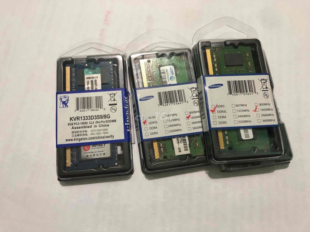 Ram Laptop DDR3 bus 1600 (4 cây)