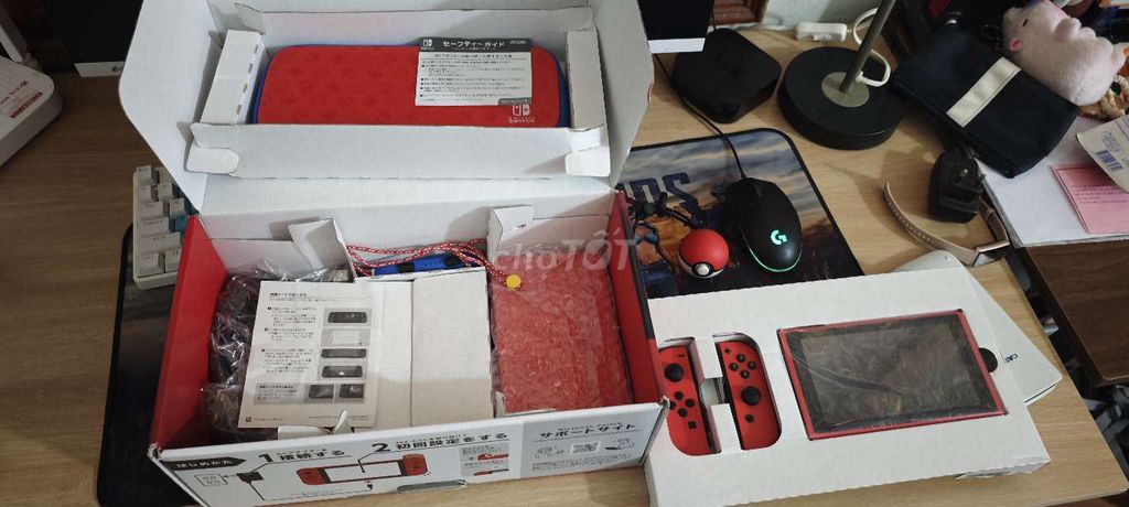 Nintendo Switch V2 héc bản Mario fullbox 99%. Mua bán Thiết bị chơi game tại Quận Bắc Từ Liêm Hà Nội được đăng bởi Lộc Đức hình 1
