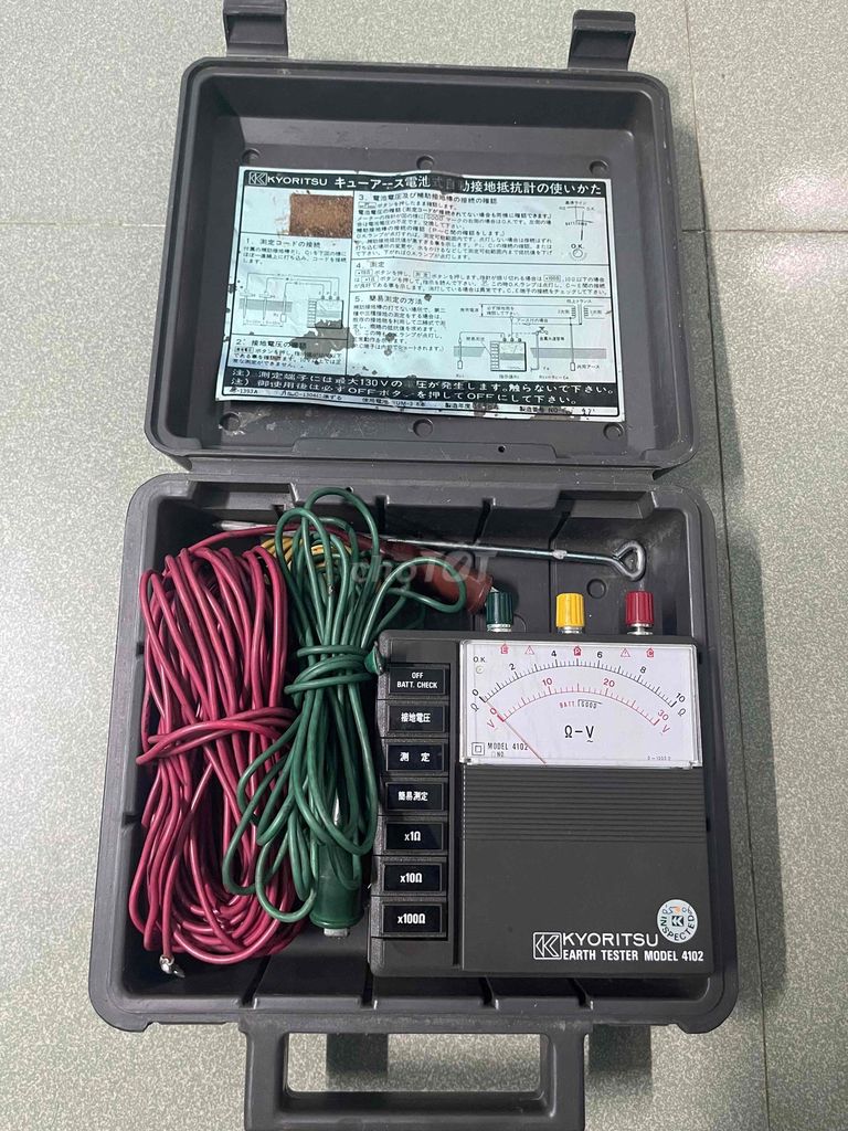 Đồng hồ Kyoritsu 4102 Đen. Mua bán Đồ chuyên dụng, Giống nuôi trồng tại Quận Tân Phú Tp Hồ Chí Minh được đăng bởi minh hình 1