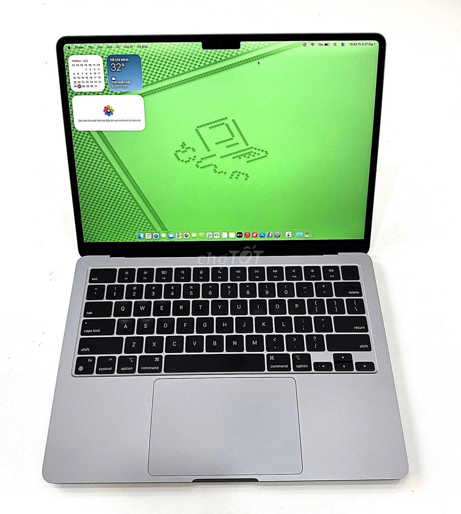 Siêu phẩm Mac Air M2 16G/512G: Đẹp như mới. Mua bán Laptop tại Quận 10 Tp Hồ Chí Minh được đăng bởi TTCenter hình 1