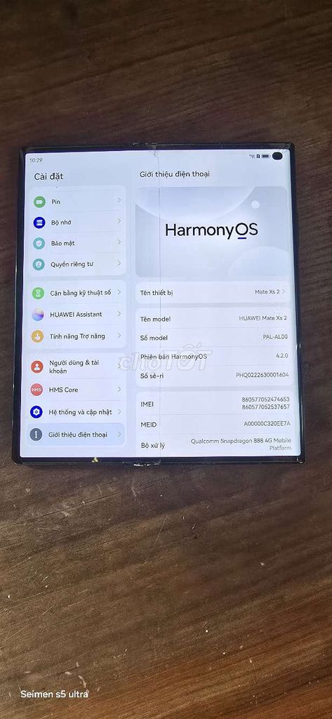 Huawei Mate Xs 2 8GB/256GB Snapdragon 888. Mua bán Điện thoại tại Thành phố Đà Lạt Lâm Đồng được đăng bởi NHÂN QUẢ tới ngay hình 1