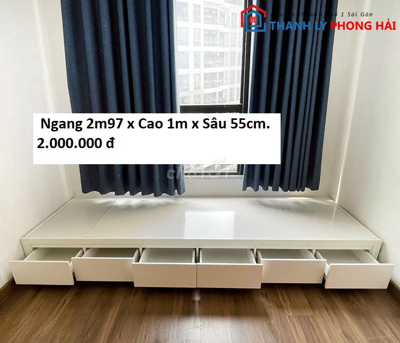 Nhiều Mẫu Giường Cũ Gỗ Công Nghiệp Bền Đẹp. Mua bán Giường, chăn ga gối nệm tại Quận Bình Thạnh Tp Hồ Chí Minh được đăng bởi thanh lý phong hải  hình 4