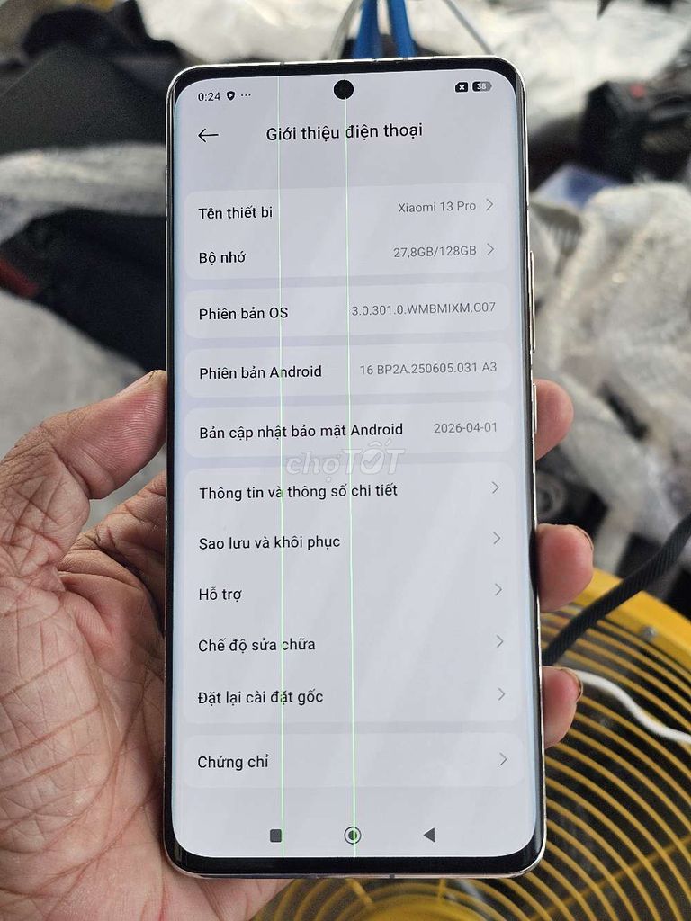 Xiaomi 13 Pro 8GB/128GB zin toàn bộ giá rẻ . Mua bán Điện thoại tại Quận 8 Tp Hồ Chí Minh được đăng bởi Thiên Hòa mobile  hình 1