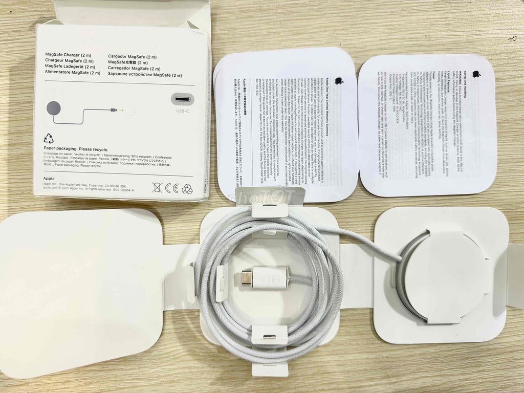 Apple MagSafe Charger Trắng 2m. Mua bán Phụ kiện (Màn hình, Chuột...) tại Quận 3 Tp Hồ Chí Minh được đăng bởi Thanh Hương hình 1