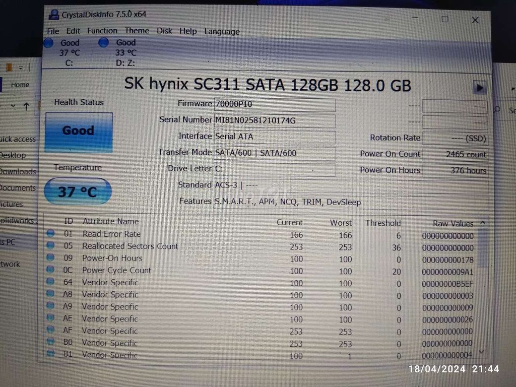 SSD M2 SATA 128G, DRAM4 8G Laptop, DRAM3 8G PC