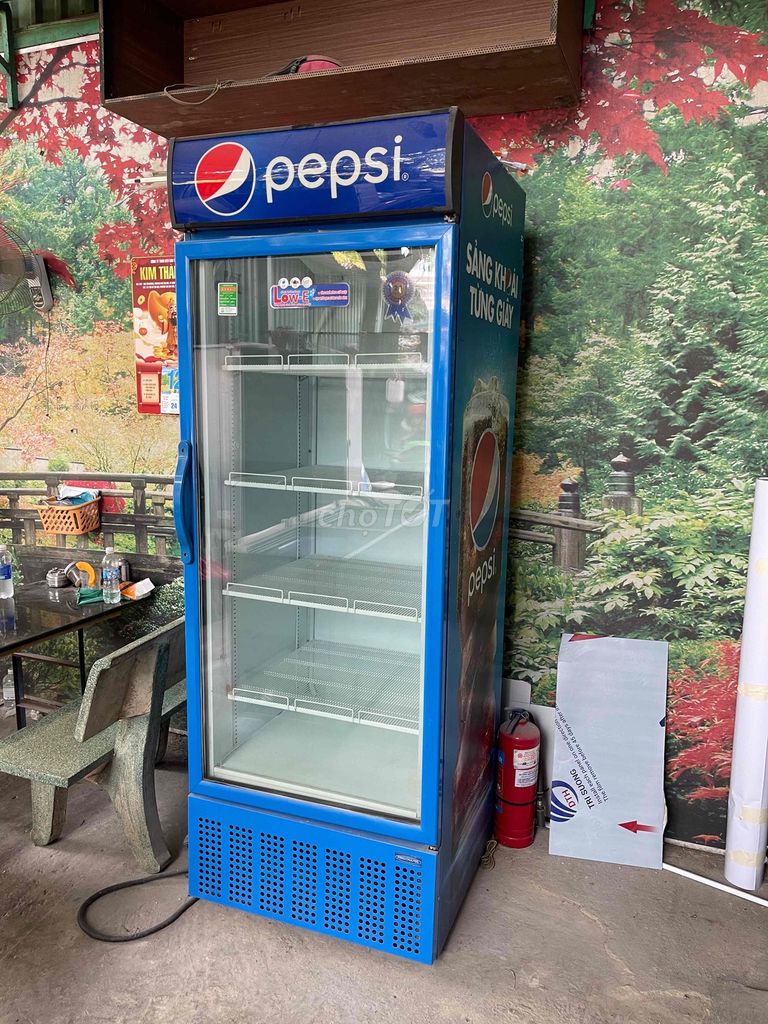 Tủ mát Pepsi 700 lít Xanh. Mua bán Tủ lạnh tại Quận Tân Phú Tp Hồ Chí Minh được đăng bởi cửa hàng thanh lý đồ cũ hình 1