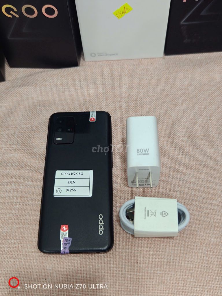 Oppo K9X 5G 8/256 Đen sạc 80w có ship COD. Mua bán Điện thoại tại Quận Hoàng Mai Hà Nội được đăng bởi Trần Ngọc Hiếu hình 1