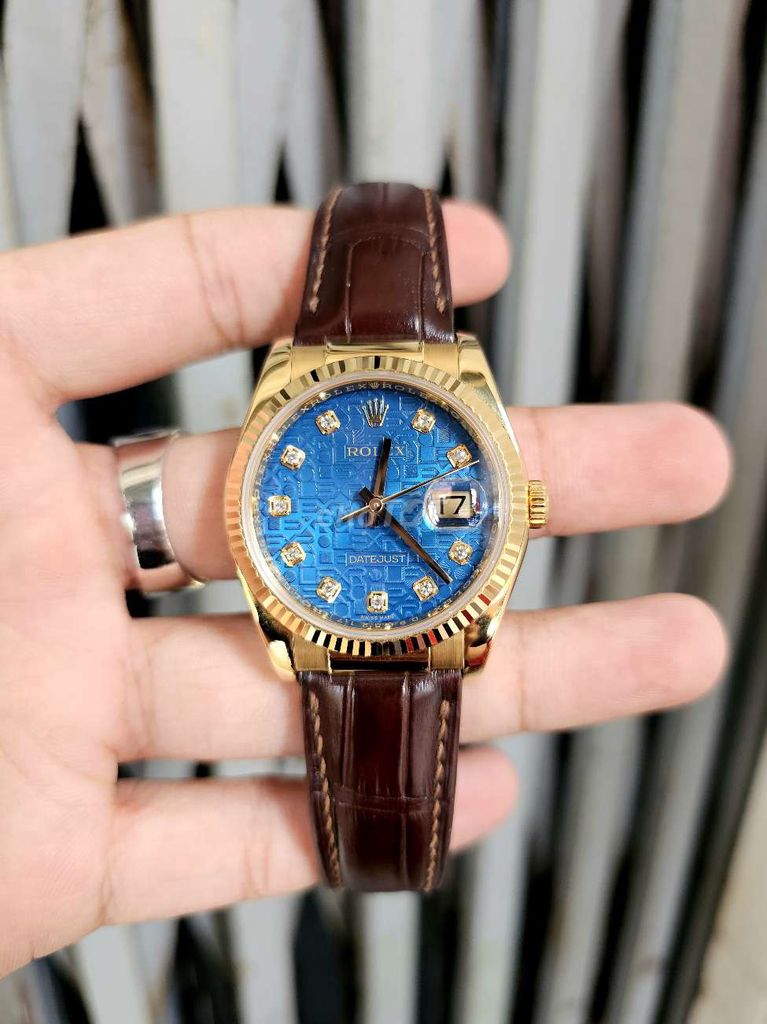 Rolex Datejust 116138 mặt vi tính xanh (rất hiếm). Mua bán Đồng hồ tại Quận Tân Phú Tp Hồ Chí Minh được đăng bởi Đồng Hồ Long Swiss hình 1