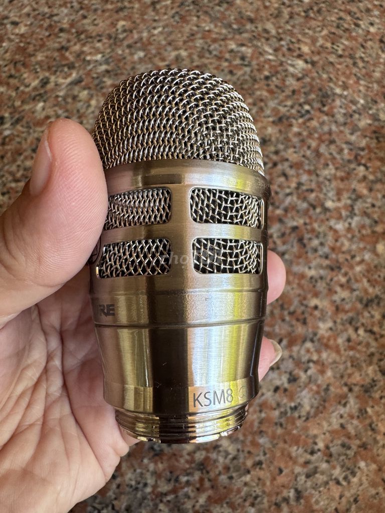 Đầu (củ) micro Shure KSM8 không dây Nickel. Mua bán Tivi, Âm thanh tại Quận Ngũ Hành Sơn Đà Nẵng được đăng bởi Phan Quí Trà hình 1
