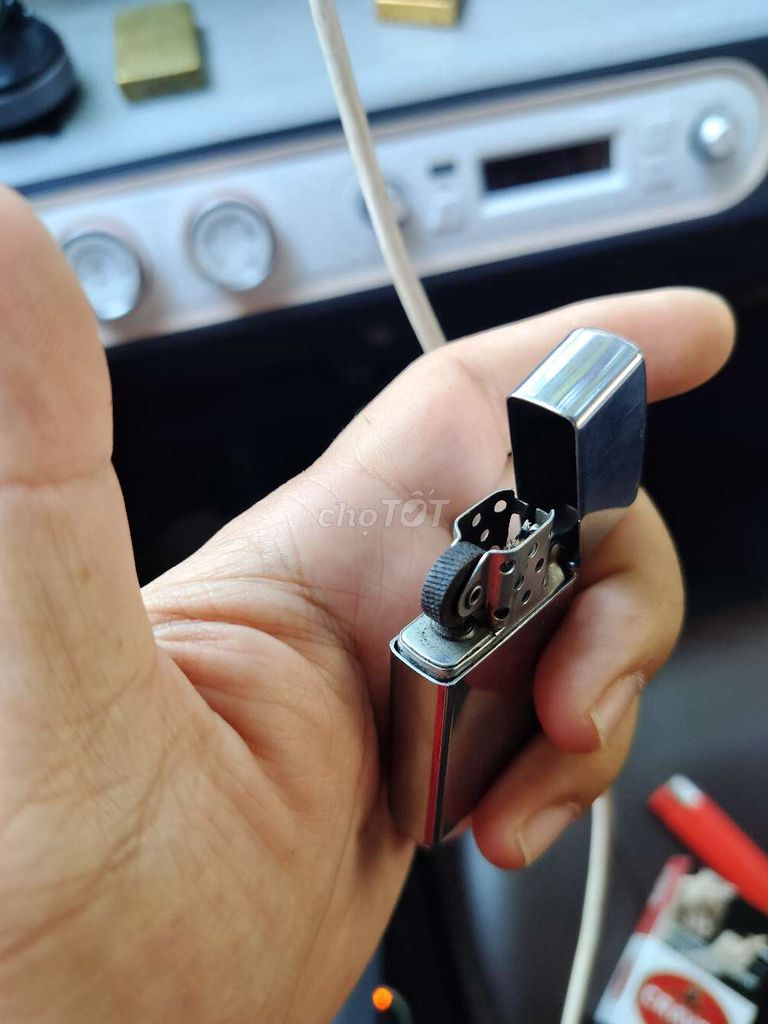 Bật lửa Zippo Kim loại Bạc 1968 Cổ điển. Mua bán Đồ sưu tầm, đồ cổ tại Thành phố Buôn Ma Thuột Đắk Lắk được đăng bởi MR chinh hình 1