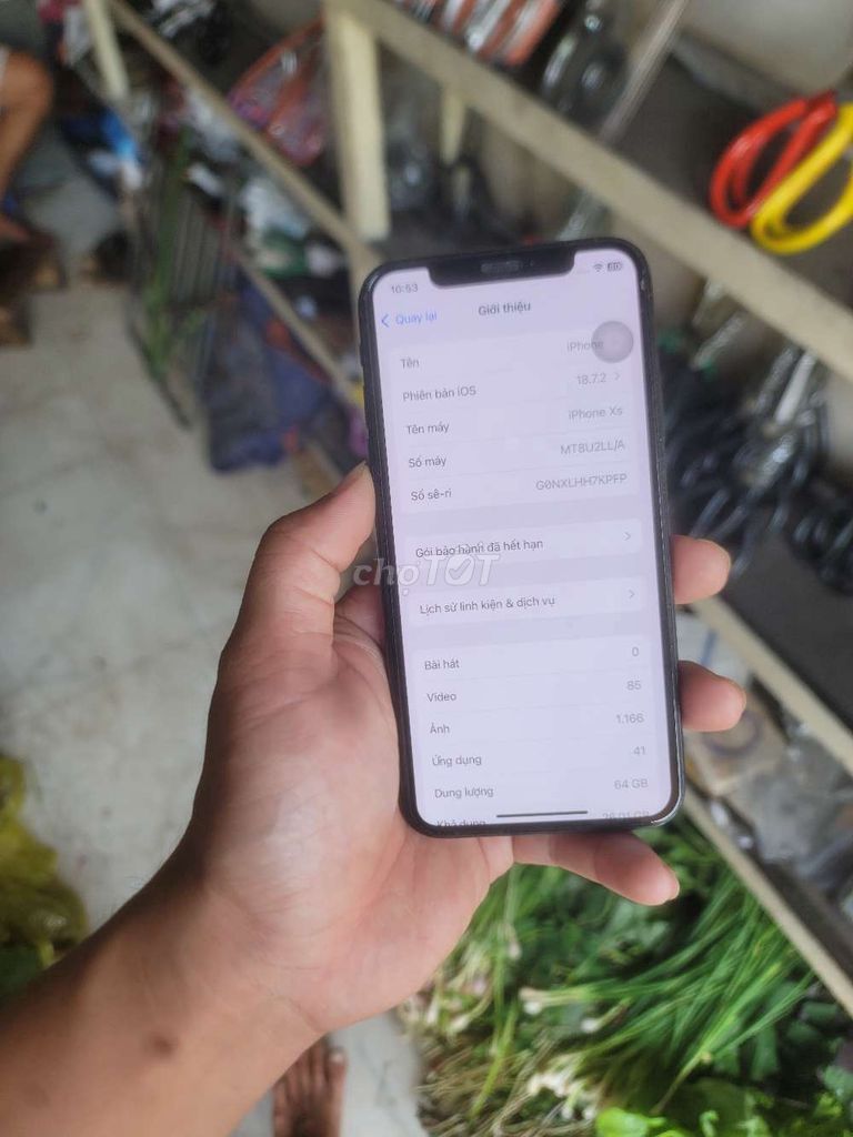 Apple iPhone XS 64GB Xám Đã sử dụng. Mua bán Điện thoại tại Huyện Bình Chánh Tp Hồ Chí Minh được đăng bởi đức long hình 1
