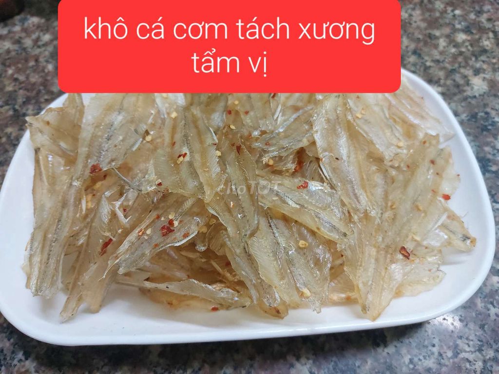 Cá cơm tách xương, tẩm vị