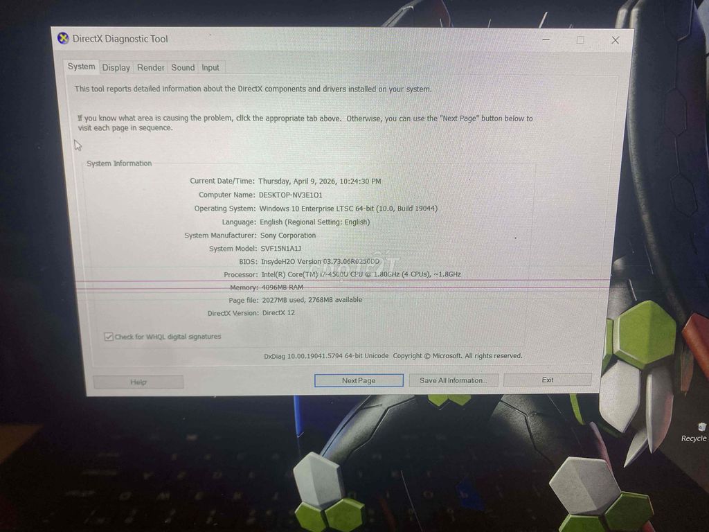 Sony Vaio SVF15N i7 4500U Sọc ngang. Mua bán Laptop tại Quận 11 Tp Hồ Chí Minh được đăng bởi Tú Trần hình 1