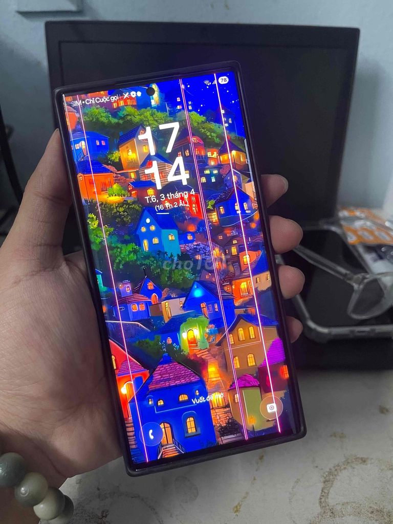 Samsung Galaxy S22 Ultra Đen bỏ màn. Mua bán Điện thoại tại Quận Hoàng Mai Hà Nội được đăng bởi TĐT hình 1