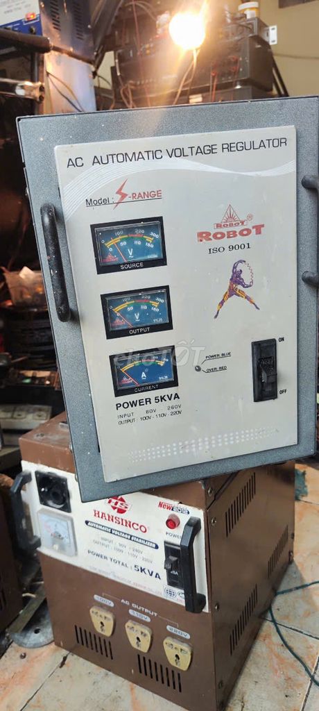 Ổn áp Robot S-RANGE 5KVA. Mua bán Đồ chuyên dụng, Giống nuôi trồng tại Thành phố Thủ Đức Tp Hồ Chí Minh được đăng bởi VÝPTSIM hình 1