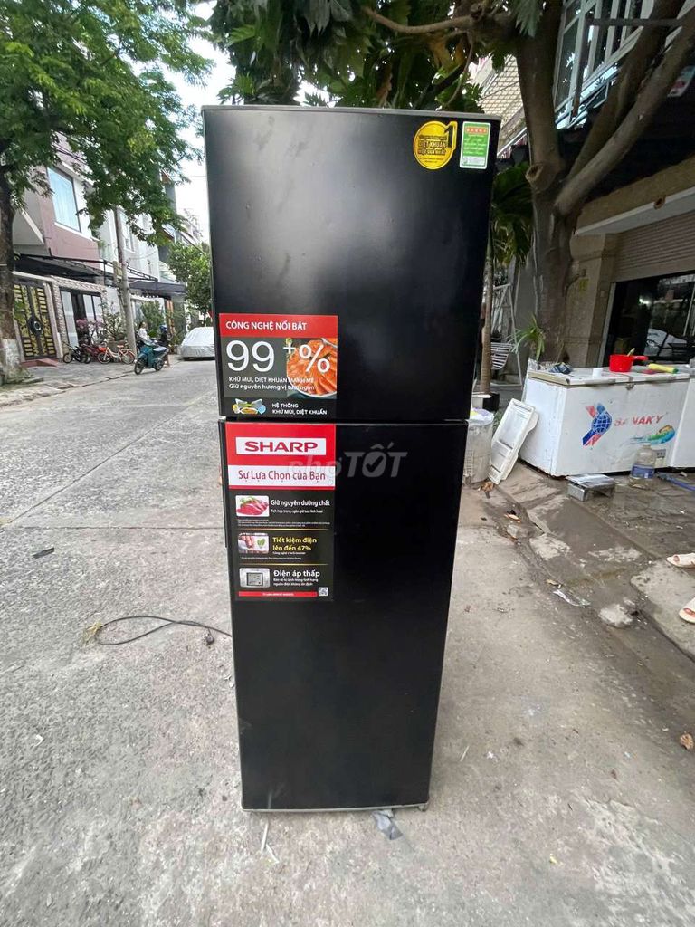 Tủ lạnh Sharp Inverter 271L Đen Đã sử dụng. Mua bán Tủ lạnh tại Quận Thanh Khê Đà Nẵng được đăng bởi ĐIỆN MÁY QUỐC KHÁNH  hình 1