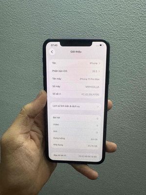 Apple iPhone 11 Pro Max 64GB Xám