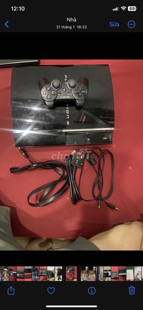 ps3 hackfull 1 tay zin 500gb BH 1 tháng