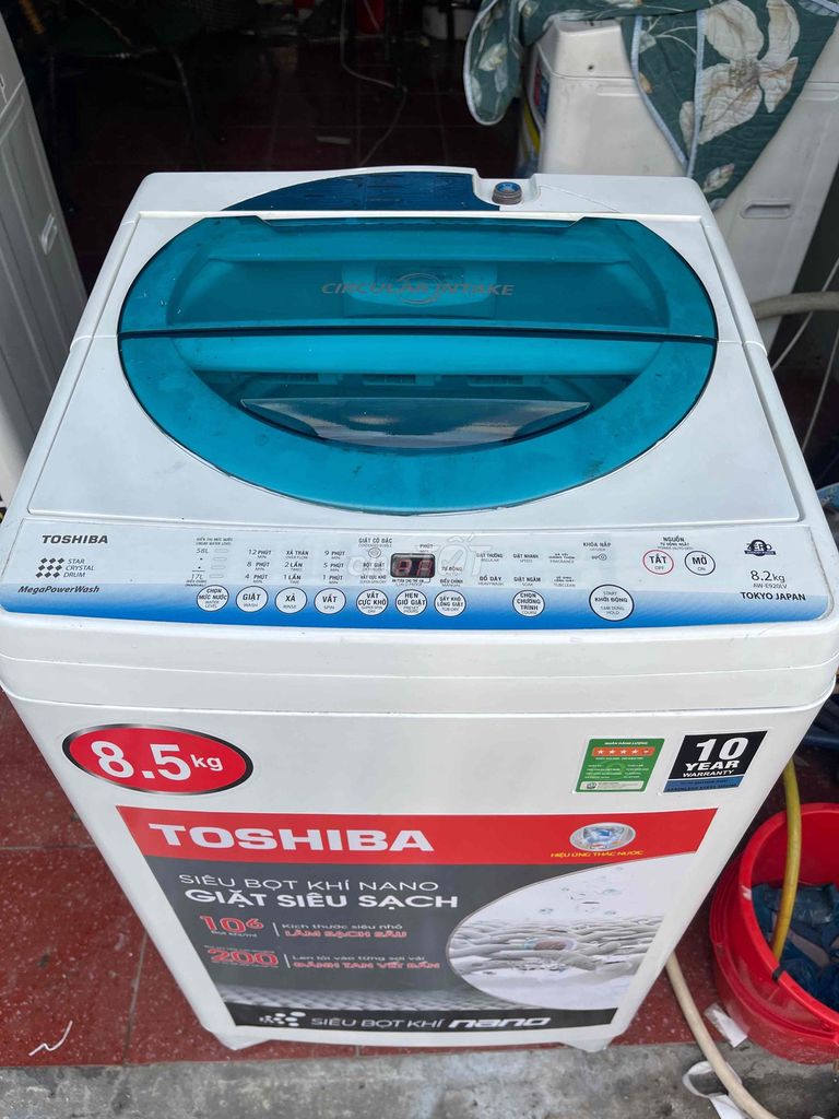 Máy giặt Toshiba 8.2kg. Mua bán Máy giặt tại Thành phố Biên Hòa Đồng Nai được đăng bởi Lộc hình 1