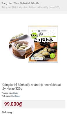 Quá Sale🔥 Bánh Xếp Nhân Thịt Và Khoai Tây 🔥 ..... Mua bán Đồ ăn, thực phẩm và các loại khác tại Quận Đống Đa Hà Nội được đăng bởi bon