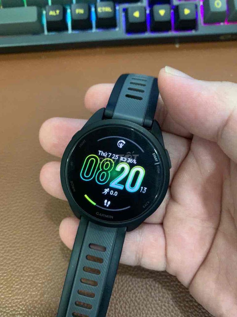 Garmin Forerunner 165 Đen Như mới. Mua bán Thiết bị đeo thông minh tại Quận Tân Bình Tp Hồ Chí Minh được đăng bởi Hoàng Quốc hình 1