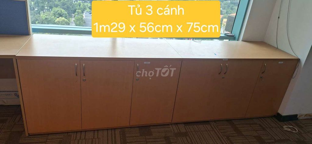 Thanh lý tủ hồ sơ thấp tủ bếp đẹp 95% giá siêu rẻ. Mua bán Tủ, kệ gia đình tại Huyện Bình Chánh Tp Hồ Chí Minh được đăng bởi Trần Gia Phát hình 1