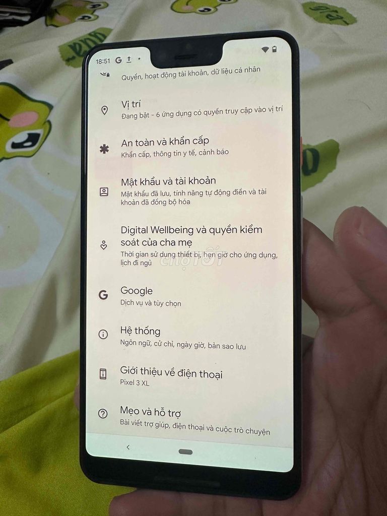 Google Pixel 3 XL 64GB Trắng Đã sử dụng. Mua bán Điện thoại tại Quận Ô Môn Cần Thơ được đăng bởi Quốc Hưng hình 1