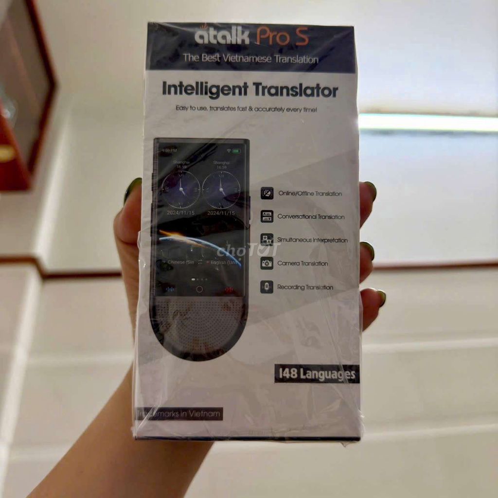 Máy phiên dịch Atalk Pro S 16GB Đen. Mua bán Điện thoại tại Thành phố Biên Hòa Đồng Nai được đăng bởi Hiếu Nguyễn hình 1