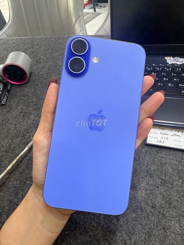 16 Plus 128GB Xanh VNA Màn Vỏ Zin Pin Cao. Mua bán Điện thoại tại Quận 1 Tp Hồ Chí Minh được đăng bởi Bùi Minh Trí hình 1