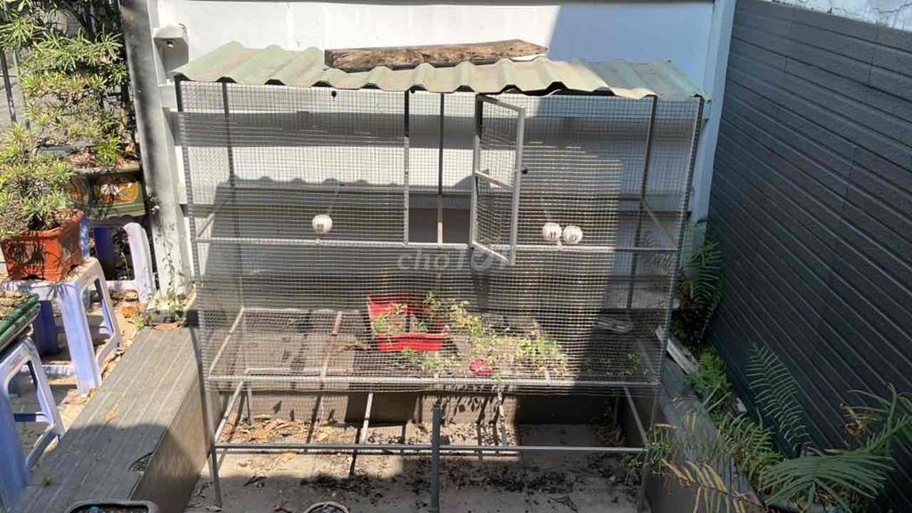 Lồng chim kim loại lớn. Mua bán Phụ kiện, Thức ăn, Dịch vụ tại Huyện Long Thành Đồng Nai được đăng bởi Nguyễn Hữu Hiệp hình 1