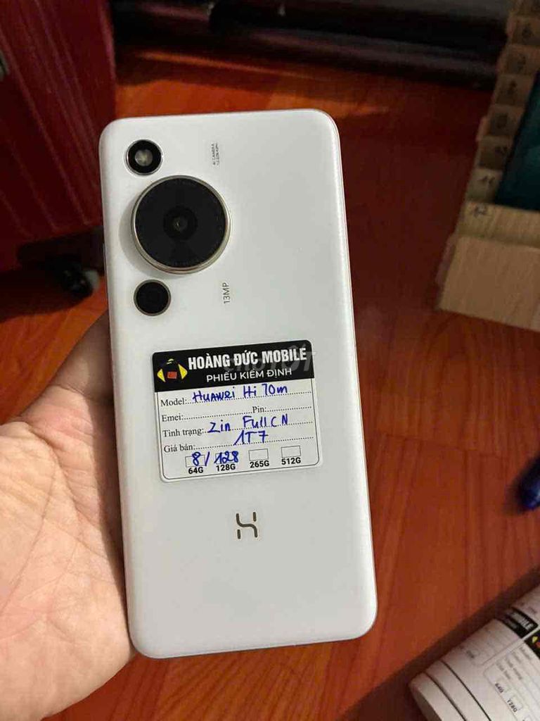 Huawei Hi 70m 128GB Trắng. Mua bán Điện thoại tại Quận Bình Tân Tp Hồ Chí Minh được đăng bởi xá xị mobie hình 1