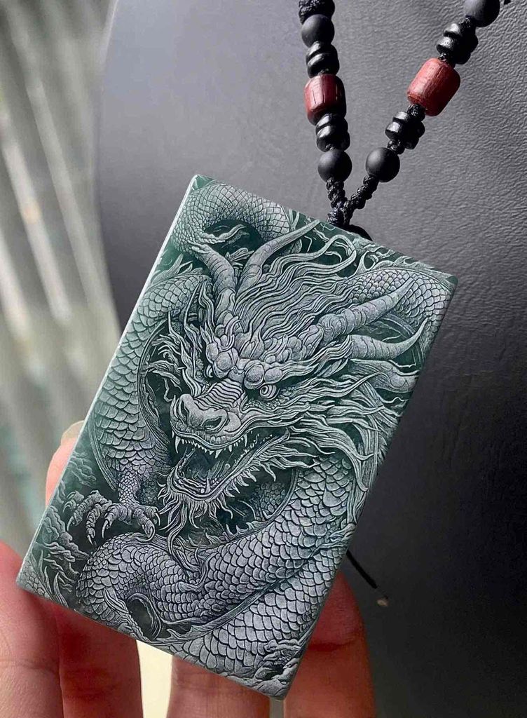 Mặt dây chuyền Ngọc Jadeite A Xanh Thiên Long. Mua bán Phụ kiện thời trang khác tại Quận Gò Vấp Tp Hồ Chí Minh được đăng bởi Trần Nguyễn Thanh Bình hình 1